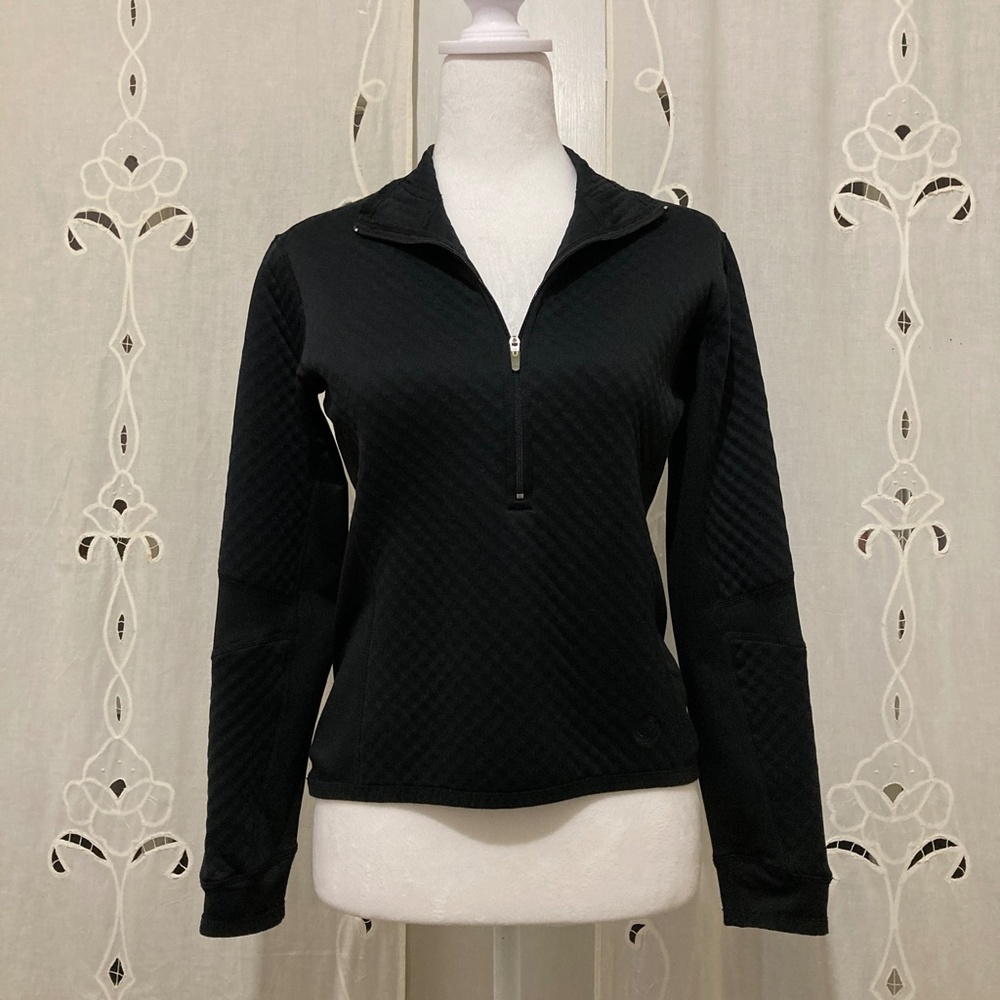 Vintage Nike Sphere 1/2 Zipper Pullover, Black, Size XS (0-2)